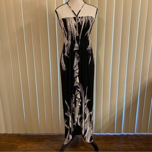 Julia Women’s Chic Black and White High Low Dress Size XXL